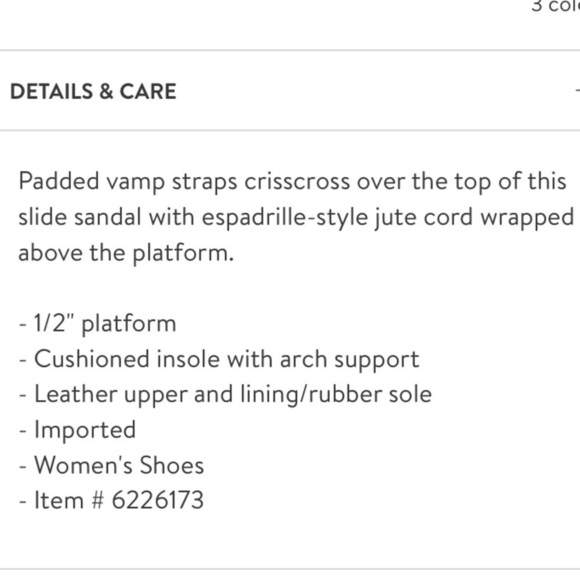 New Vince Camuto Chavelle Leather Criss Cross Platform Slide Sandals - Picture 8 of 9